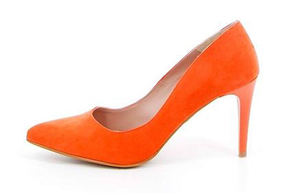 GIULIA Pumps in Übergrößen Orange 68168 ORANGE ANTE große Damenschuhe