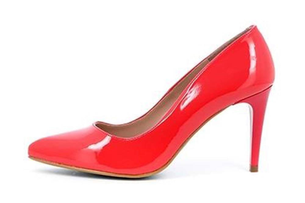 GIULIA Pumps in Übergrößen Rot 64434 CORAL VERNICE große Damenschuhe
