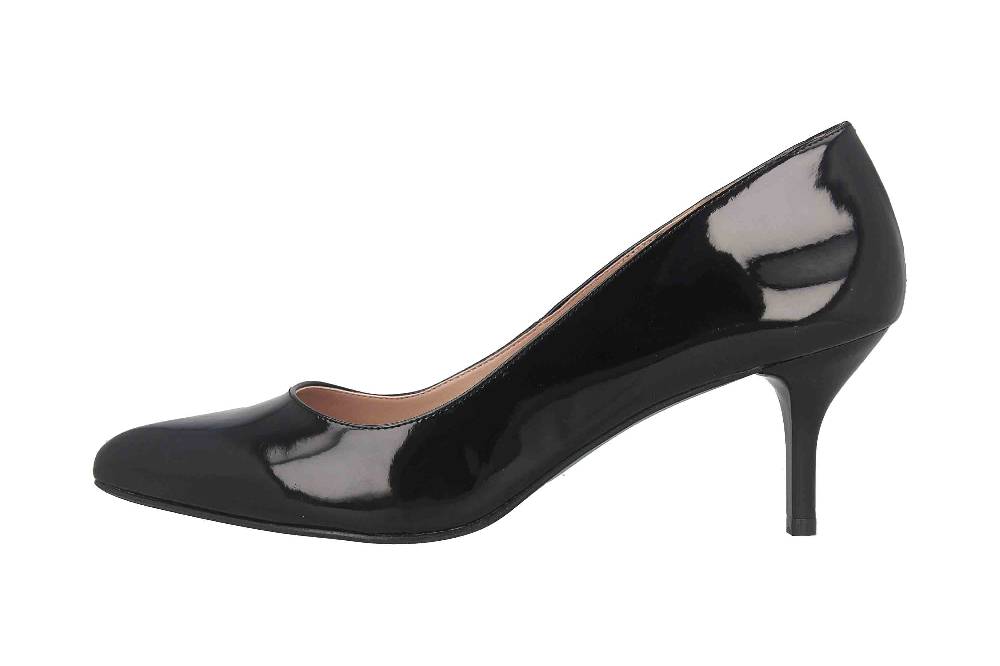 GIULIA Pumps in Übergrößen Schwarz 65804 große Damenschuhe