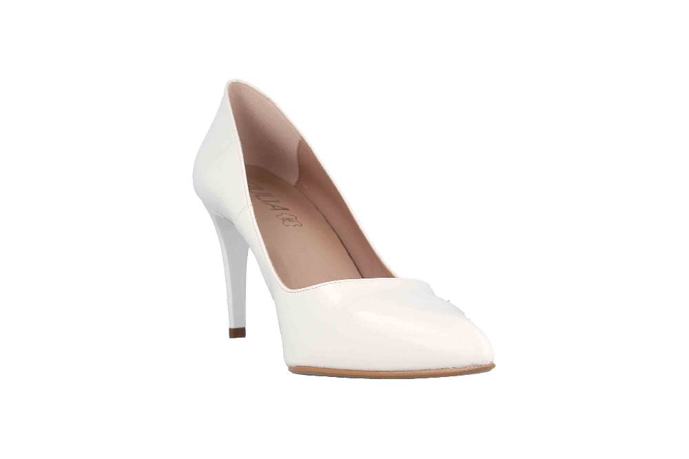 GIULIA Pumps In Übergrößen Weiß 64424 BLANCO VERNICE Große Damenschuhe