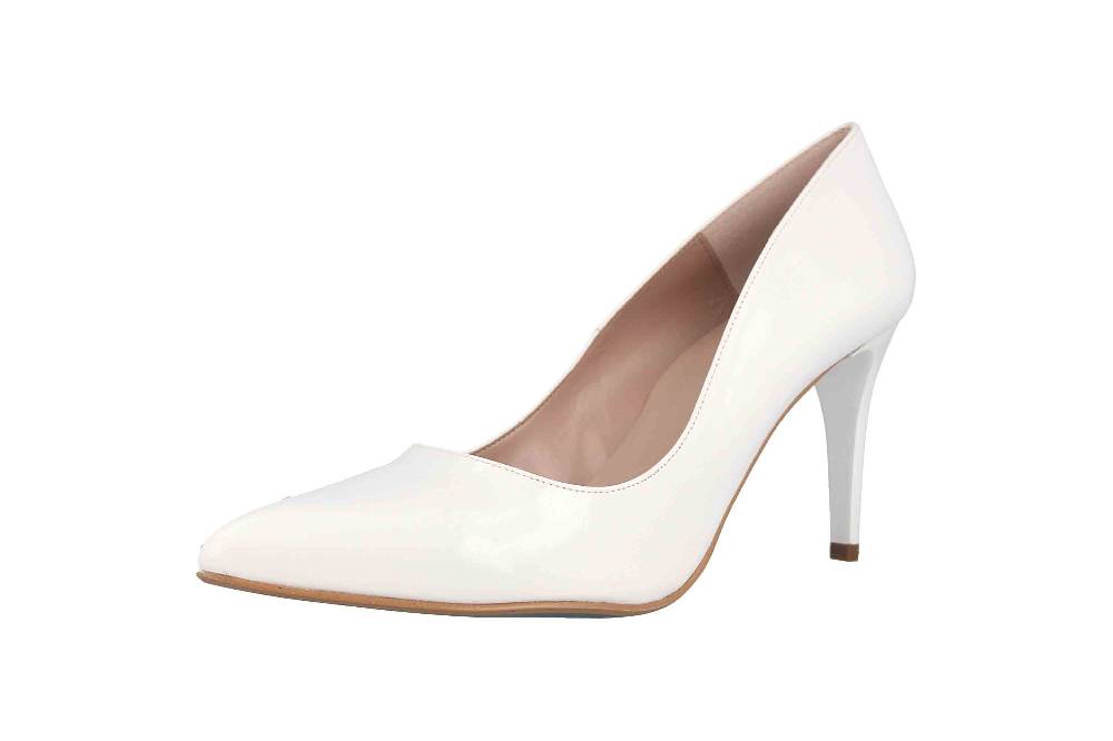 GIULIA Pumps In Übergrößen Weiß 64424 BLANCO VERNICE Große Damenschuhe