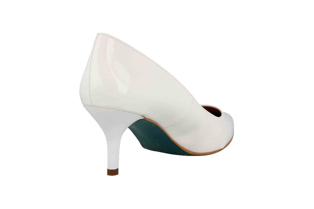 GIULIA Pumps In Übergrößen Weiß 65781 Große Damenschuhe