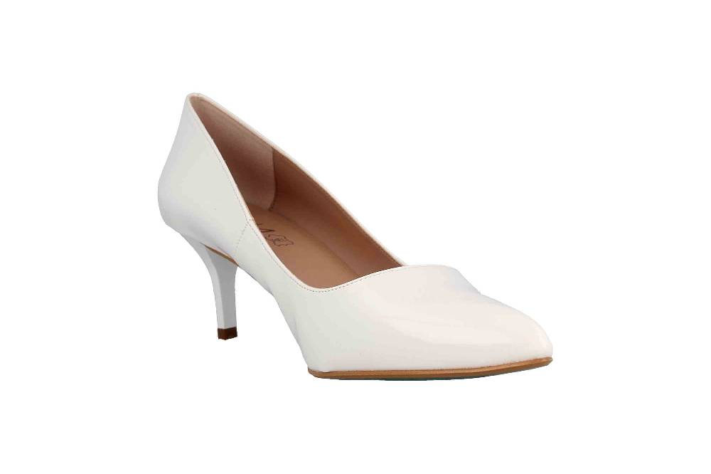 GIULIA Pumps In Übergrößen Weiß 65781 Große Damenschuhe