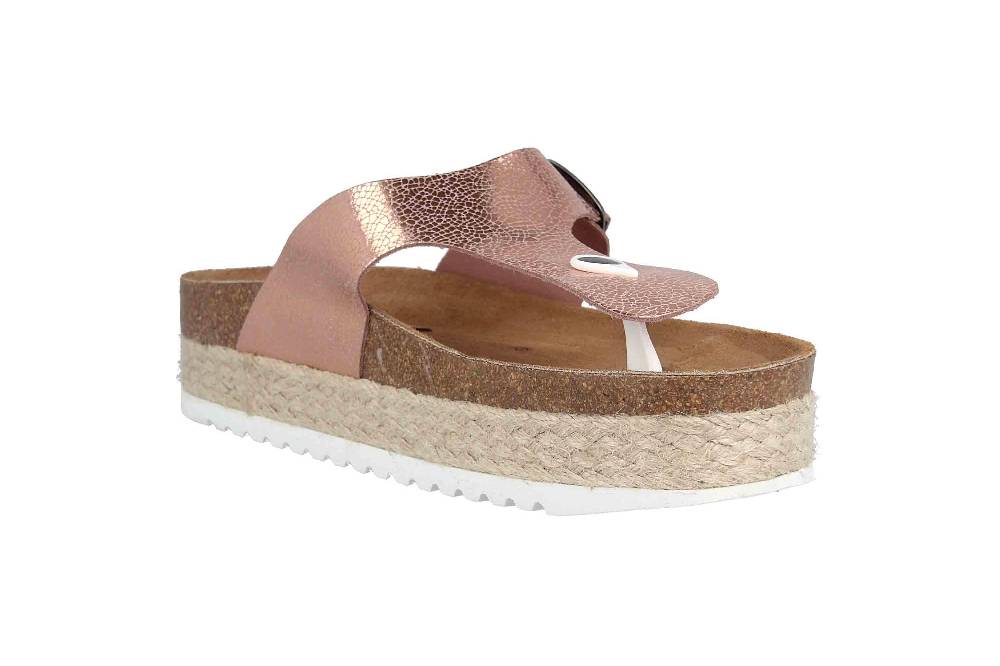 Gosch 76551 Carla Zehentrenner In Übergrößen Bronze GS2521 030 Große Damenschuhe