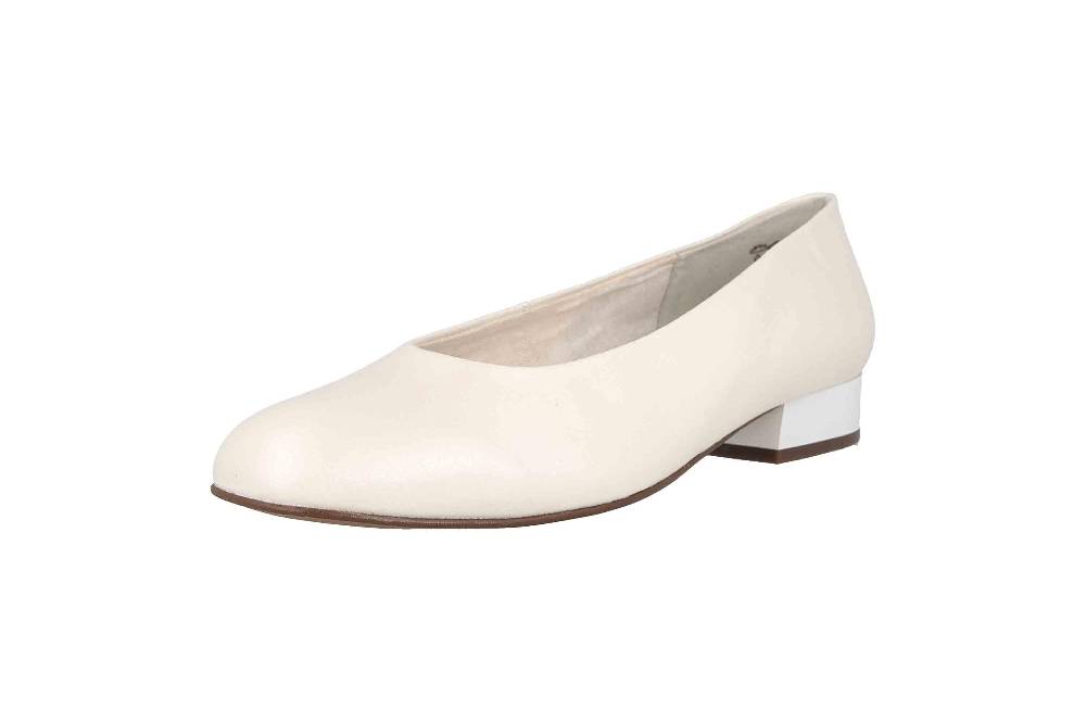Grazie Chintz Champagner Ballerinas In Übergrößen Elfenbein 55882 110040 600 Große Damenschuhe
