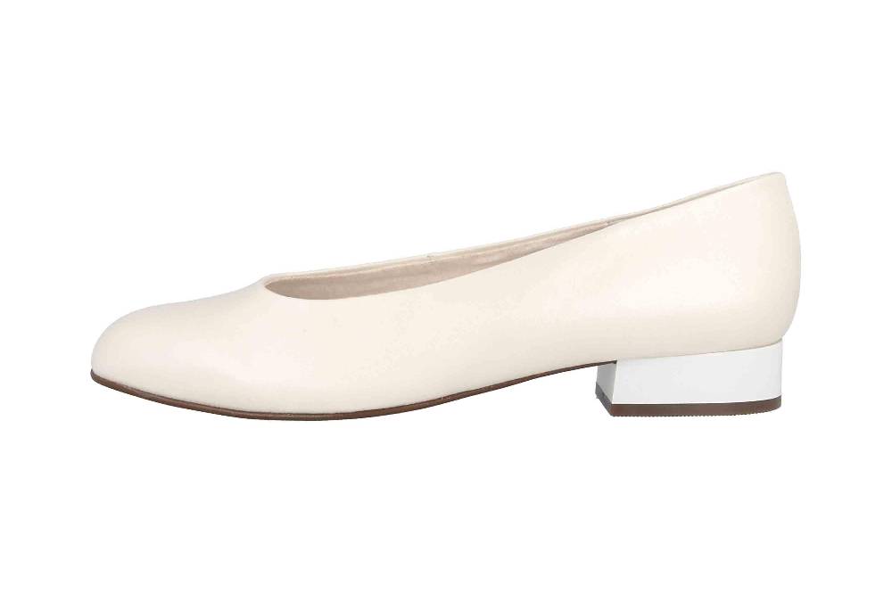 grazie Chintz champagner Ballerinas in Übergrößen Elfenbein 55882 110040 600 große Damenschuhe