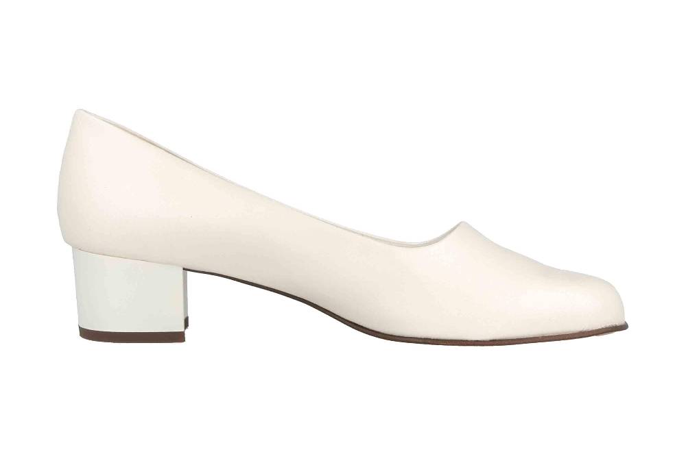 Grazie Chintz Champagner Pumps In Übergrößen Elfenbein 66302 360060 600 Große Damenschuhe