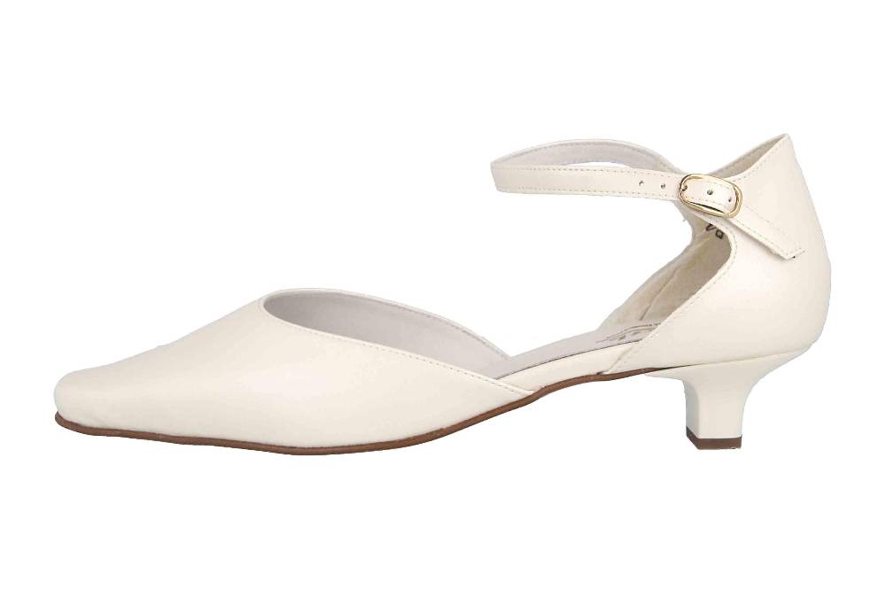 grazie Chintz champagner Pumps in Übergrößen Elfenbein 63992 490043 600 große Damenschuhe