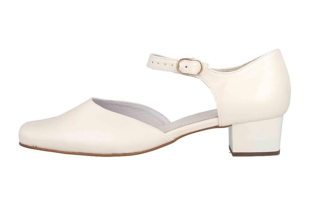 grazie Chintz champagner Pumps in Übergrößen Elfenbein 66682 400103 600 große Damenschuhe