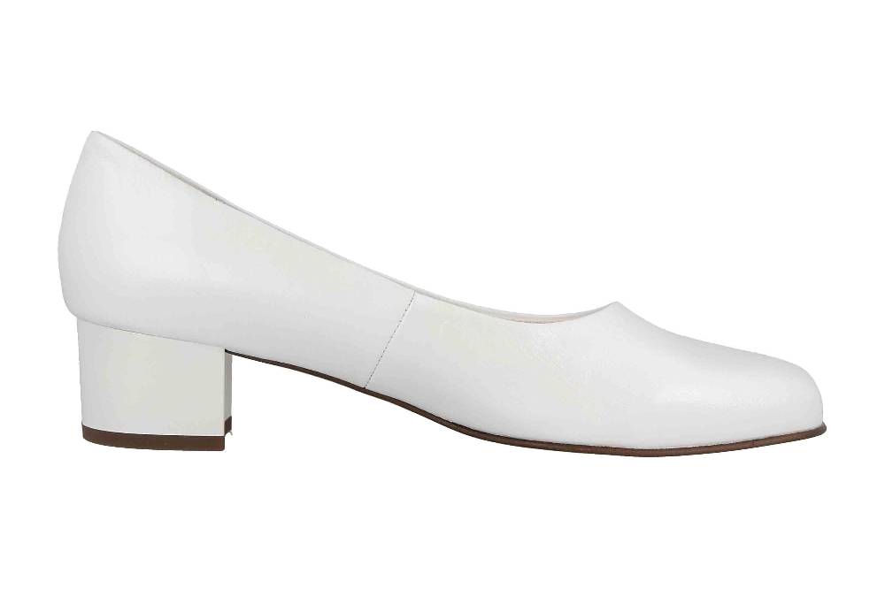 Grazie Dingo Perlweiss Pumps In Übergrößen Weiß 66150 360060 210 Große Damenschuhe