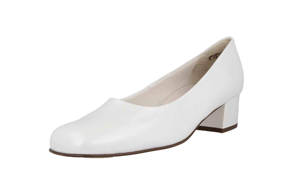 Grazie Dingo Perlweiss Pumps In Übergrößen Weiß 66150 360060 210 Große Damenschuhe