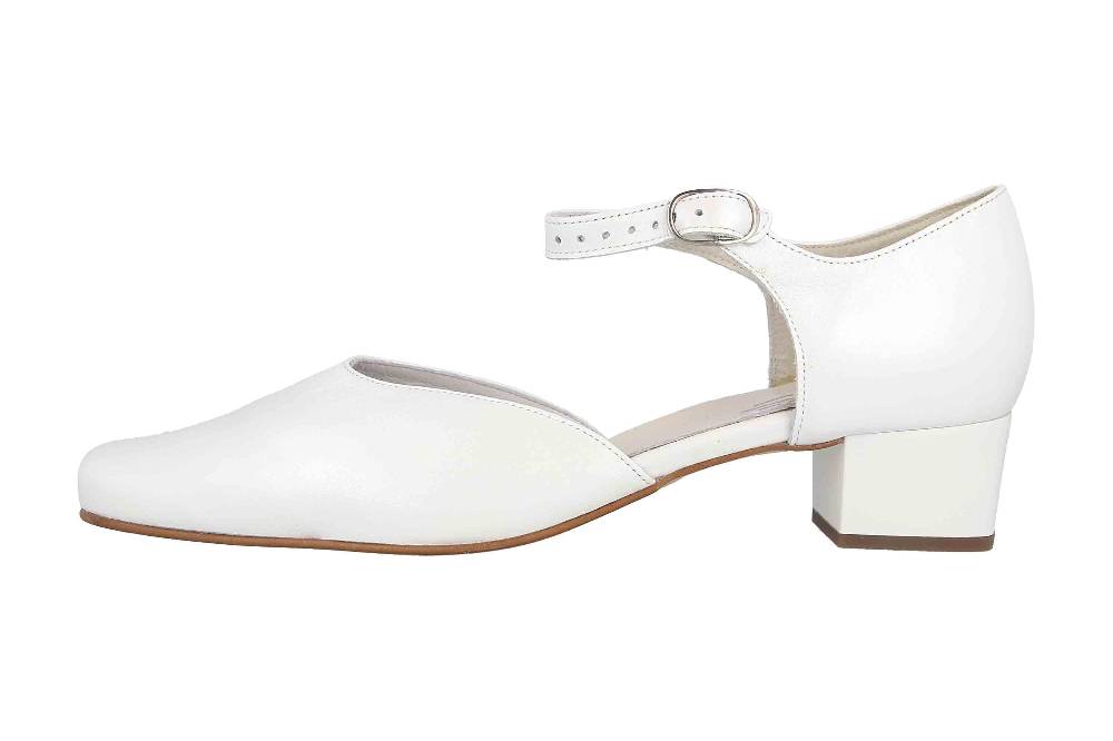 grazie Dingo perlweiss Pumps in Übergrößen Weiß 66680 400103 210 große Damenschuhe