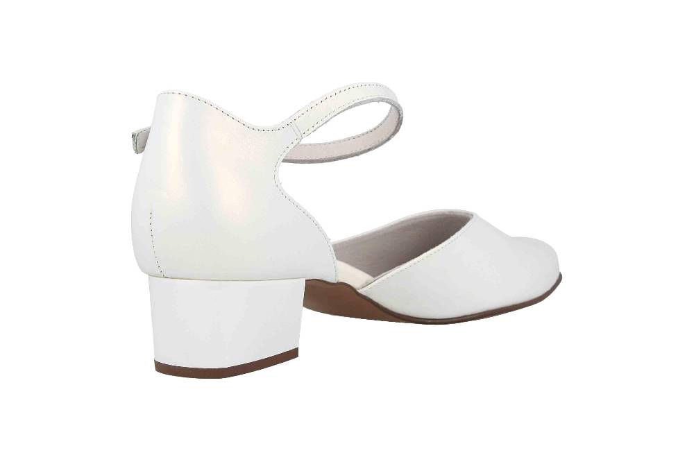 Grazie Dingo Perlweiss Pumps In Übergrößen Weiß 63990 430073 210 Große Damenschuhe
