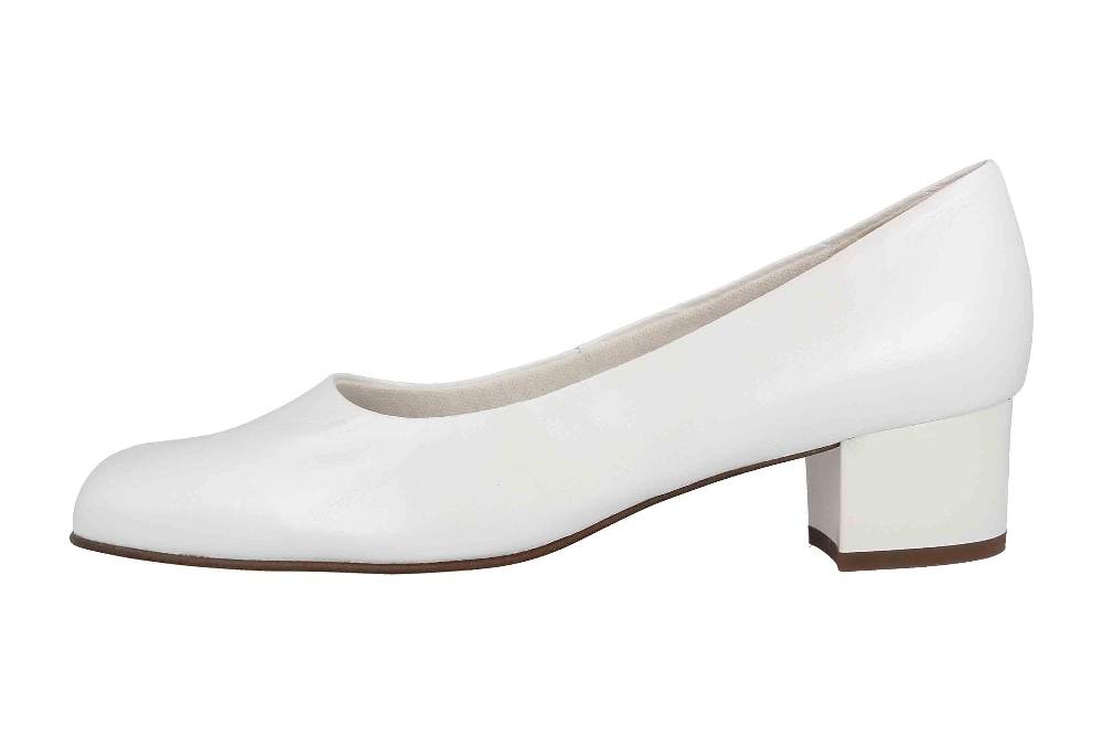 grazie Dingo perlweiss Pumps in Übergrößen Weiß 66150 360060 210 große Damenschuhe