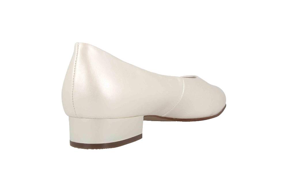 Grazie Pearl Platin Ballerinas In Übergrößen Elfenbein 55882 110040 601 Große Damenschuhe