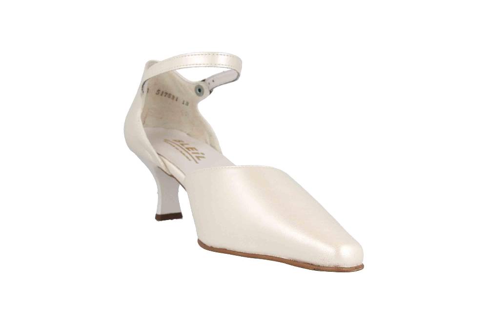 Grazie Pearl Platin Pumps In Übergrößen Elfenbein 67172 650053 601 Große Damenschuhe