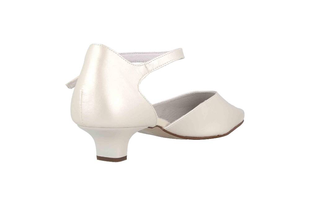 Grazie Pearl Platin Pumps In Übergrößen Weiß 63992 490043 601 Große Damenschuhe