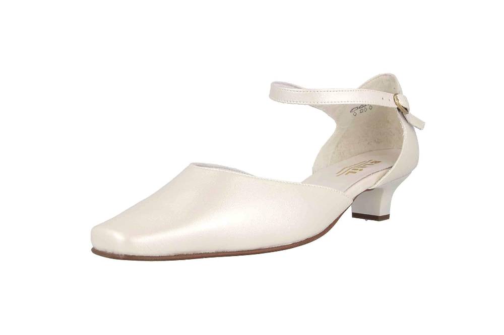 Grazie Pearl Platin Pumps In Übergrößen Weiß 63992 490043 601 Große Damenschuhe