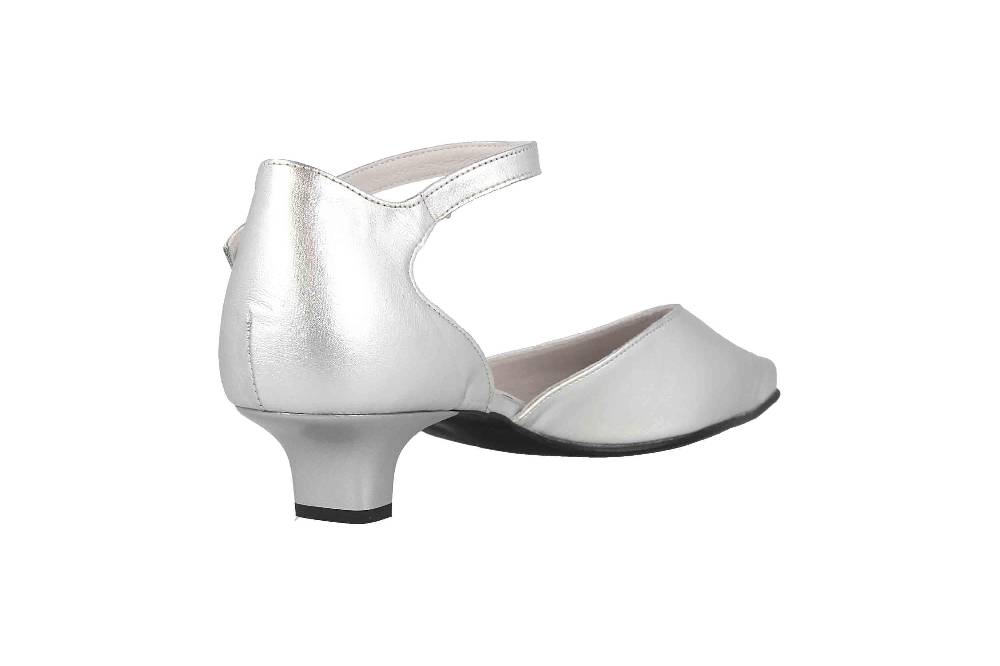 Grazie Pearl Silber Pumps In Übergrößen Silber 63992 490043 610 Große Damenschuhe