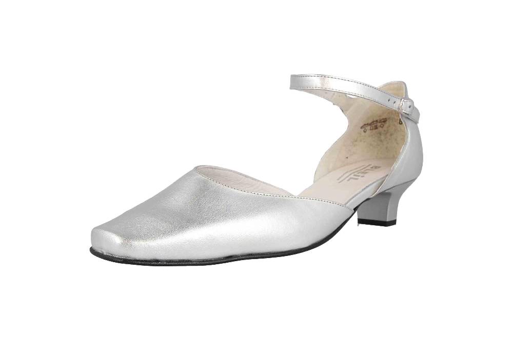 Grazie Pearl Silber Pumps In Übergrößen Silber 63992 490043 610 Große Damenschuhe