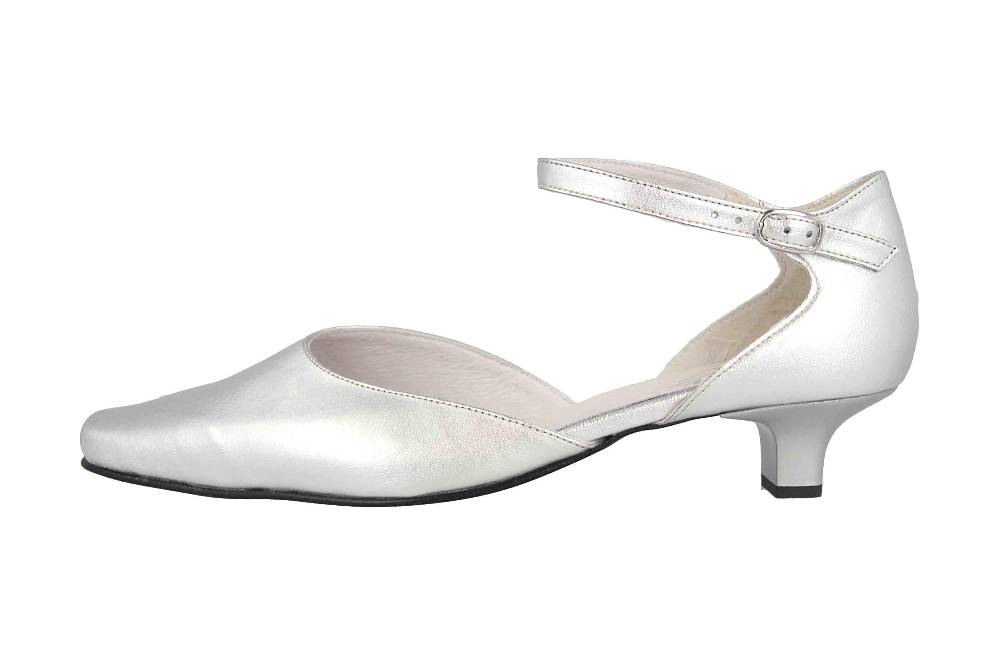 grazie Pearl silber Pumps in Übergrößen Silber 63992 490043 610 große Damenschuhe