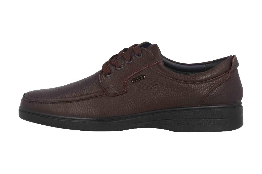 Grünwald Halbschuhe in Übergrößen Braun A-902 Dark Brown große Herrenschuhe