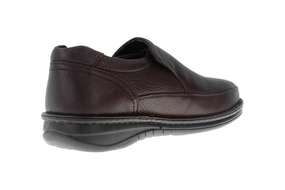 Grünwald P-3702 Braun Slipper In Übergrößen Braun P-3702 Braun Große Herrenschuhe
