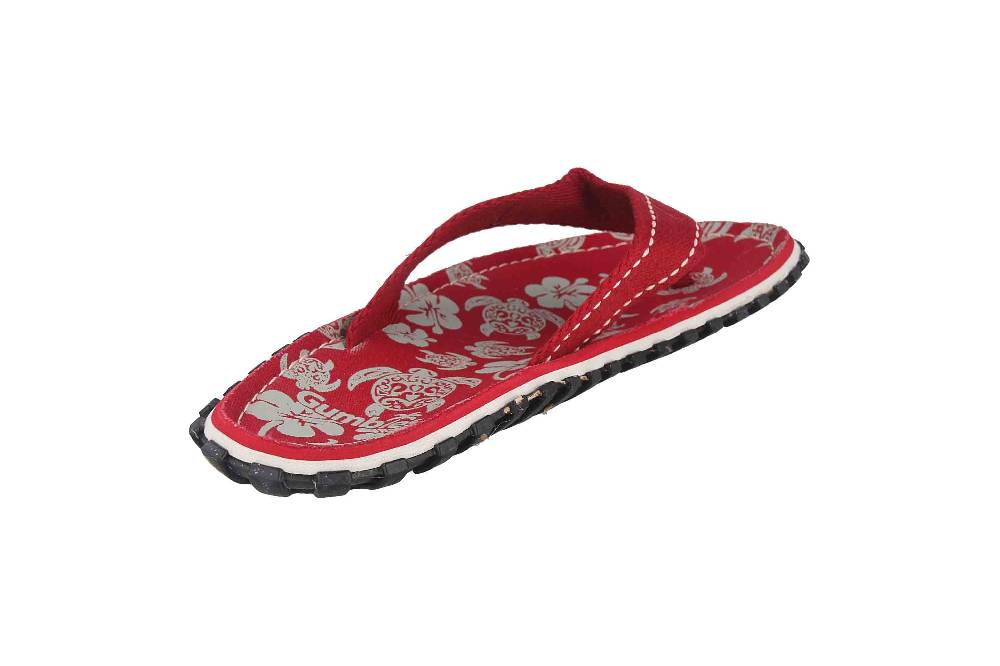Gumbies Original Zehentrenner In Übergrößen Rot 2233 Pacific Red Große Unisexschuhe