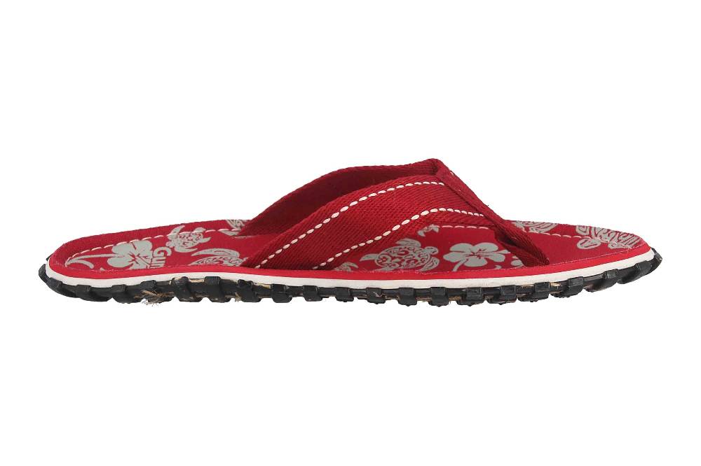 Gumbies Original Zehentrenner In Übergrößen Rot 2233 Pacific Red Große Unisexschuhe