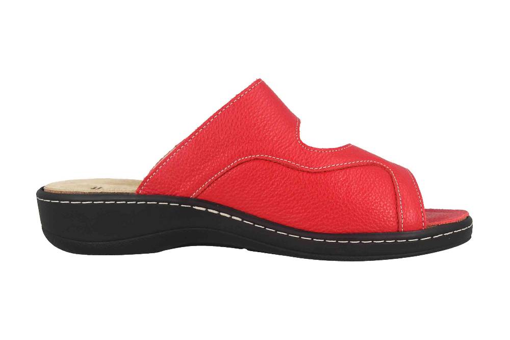 Hickersberger Milano Hallux Pantoletten In Übergrößen Schwarz 6169-9100 Große Damenschuhe