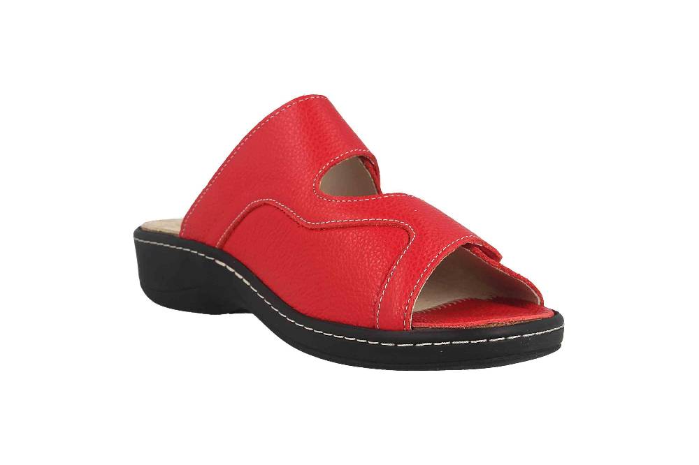 Hickersberger Milano Hallux Pantoletten In Übergrößen Schwarz 6169-9100 Große Damenschuhe