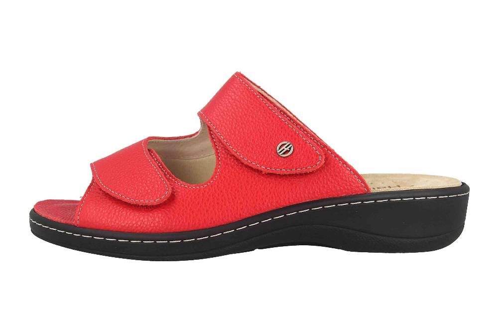 Hickersberger Milano Hallux Pantoletten in Übergrößen Schwarz 6169-9100 große Damenschuhe