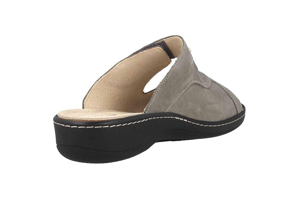 Hickersberger Milano Hallux Pantoletten In Übergrößen Schwarz 6169-9100 Große Damenschuhe