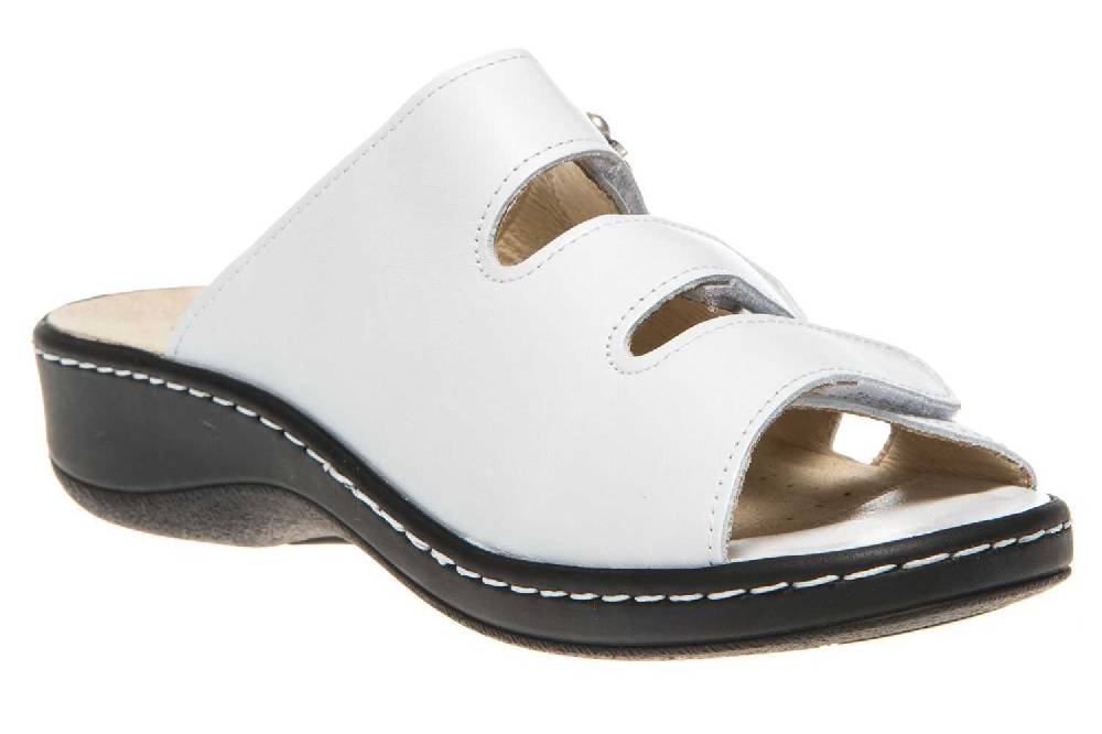 Hickersberger Milano Hallux Pantoletten In Übergrößen Schwarz 6169-9100 Große Damenschuhe