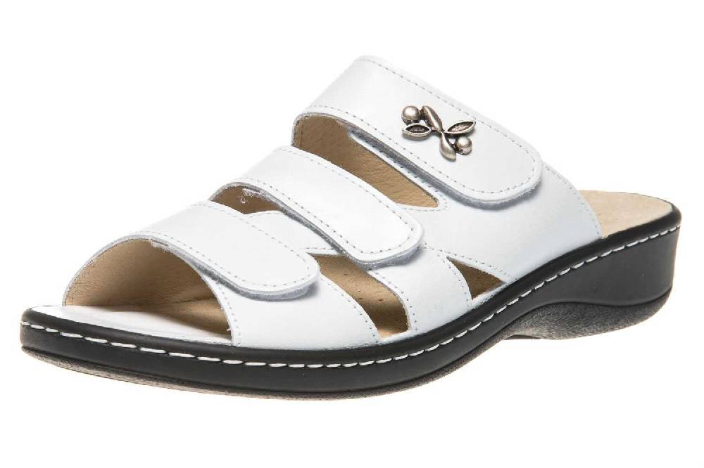 Hickersberger Milano Hallux Pantoletten in Übergrößen Schwarz 6169-9100 große Damenschuhe