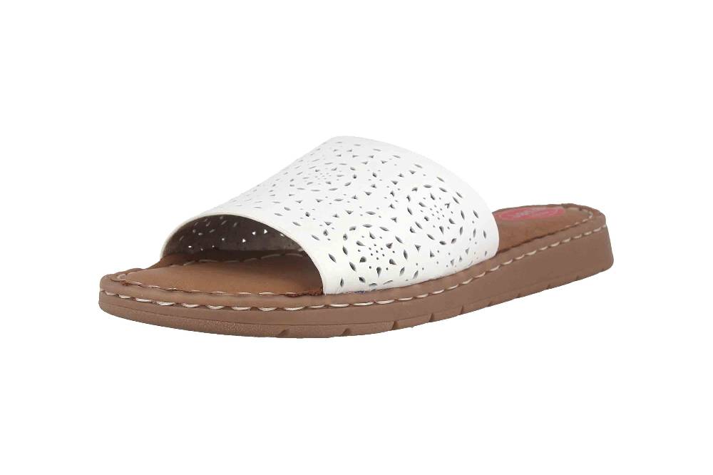 Hickersberger Milano Hallux Pantoletten In Übergrößen Schwarz 6169-9100 Große Damenschuhe