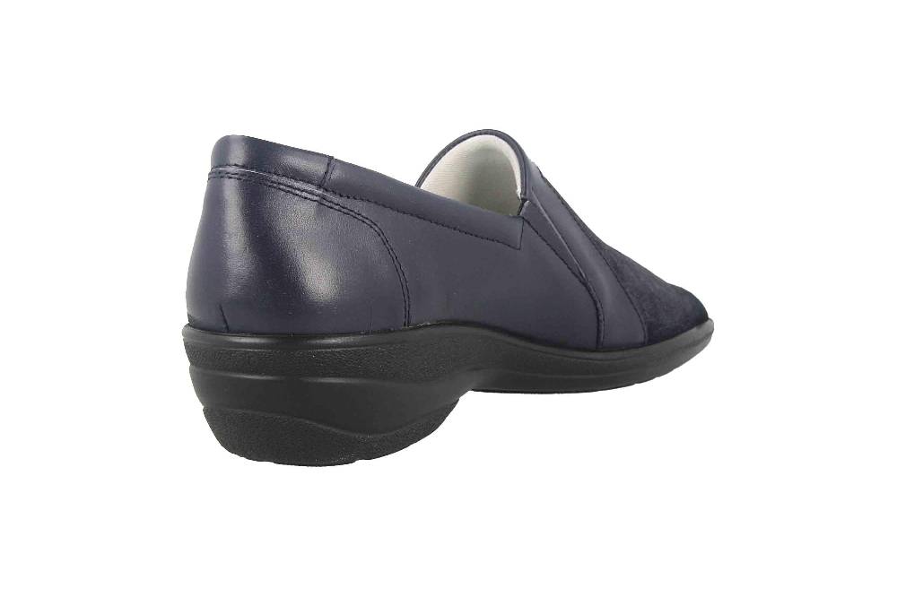 Hickersberger Padua Halbschuhe In Übergrößen Blau 9711-7103 Große Damenschuhe