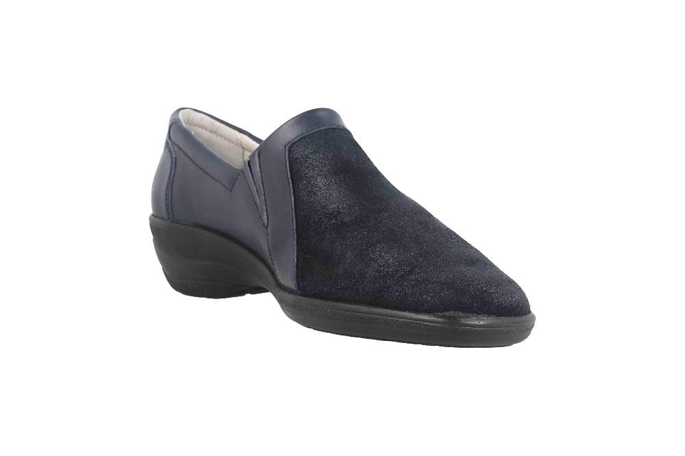 Hickersberger Padua Halbschuhe In Übergrößen Blau 9711-7103 Große Damenschuhe