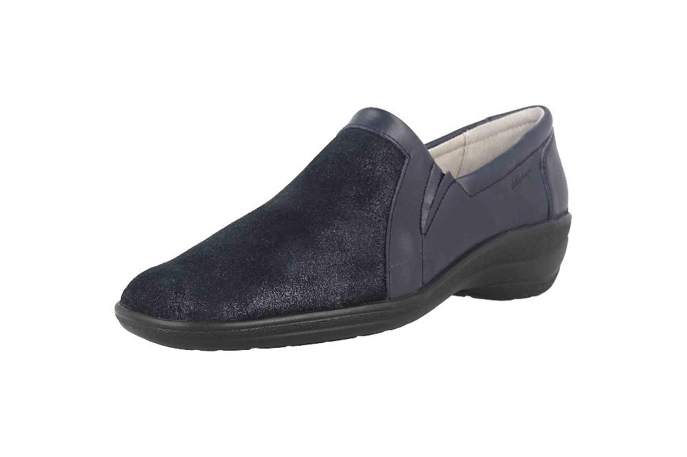 Hickersberger Padua Halbschuhe In Übergrößen Blau 9711-7103 Große Damenschuhe
