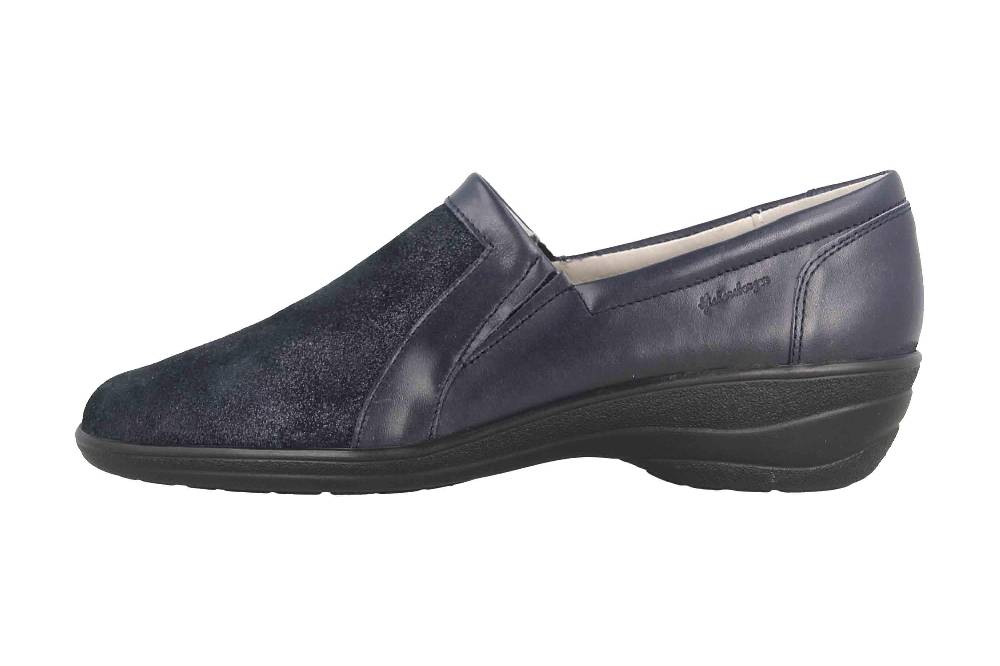 Hickersberger Padua Halbschuhe in Übergrößen Blau 9711-7103 große Damenschuhe