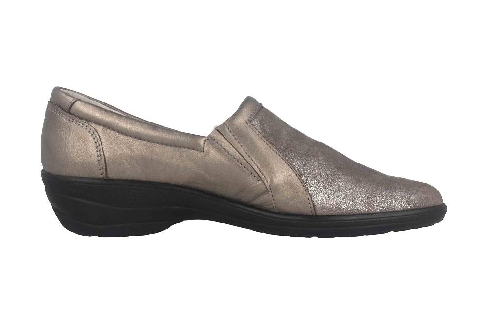 Hickersberger Padua Halbschuhe In Übergrößen Grau 9711-2101 Große Damenschuhe