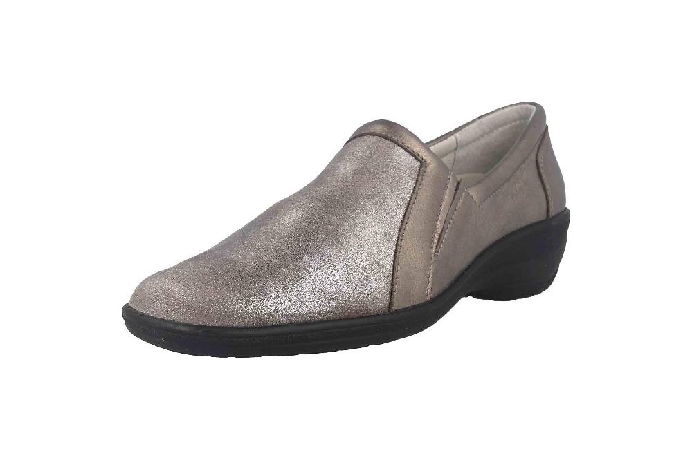 Hickersberger Padua Halbschuhe In Übergrößen Grau 9711-2101 Große Damenschuhe