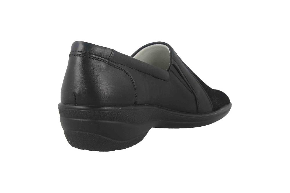 Hickersberger Padua Halbschuhe In Übergrößen Schwarz 9711-9101 Große Damenschuhe