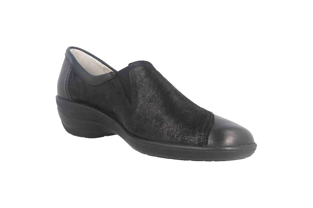 Hickersberger Padua Halbschuhe In Übergrößen Schwarz 9713-9102 Große Damenschuhe