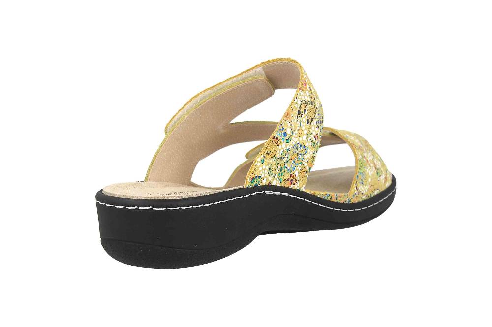 Hickersberger Pantoletten In Übergrößen Grün 2846-5042 Große Damenschuhe