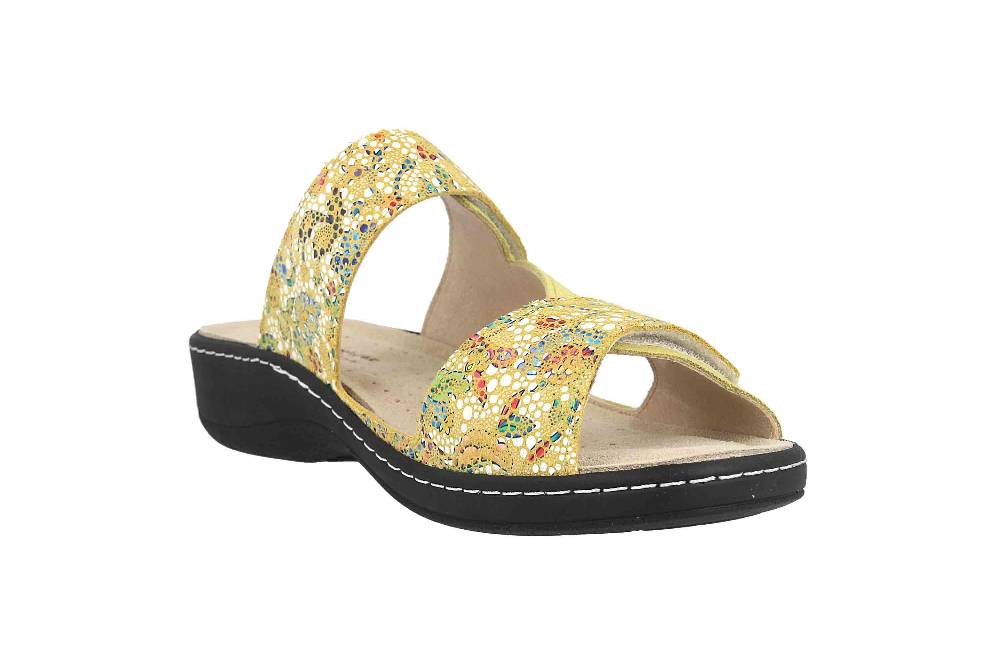 Hickersberger Pantoletten In Übergrößen Grün 2846-5042 Große Damenschuhe