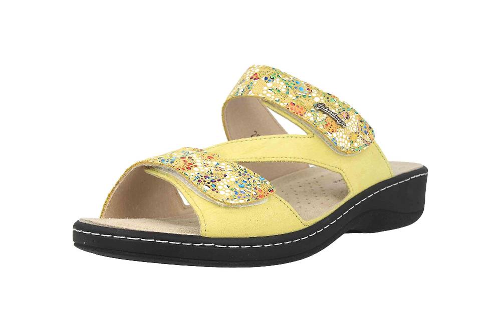 Hickersberger Pantoletten In Übergrößen Grün 2846-5042 Große Damenschuhe