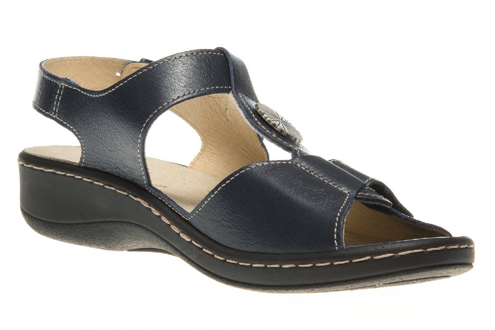 Hickersberger Vario Sandaletten In Übergrößen Blau 5108 7100 Große Damenschuhe