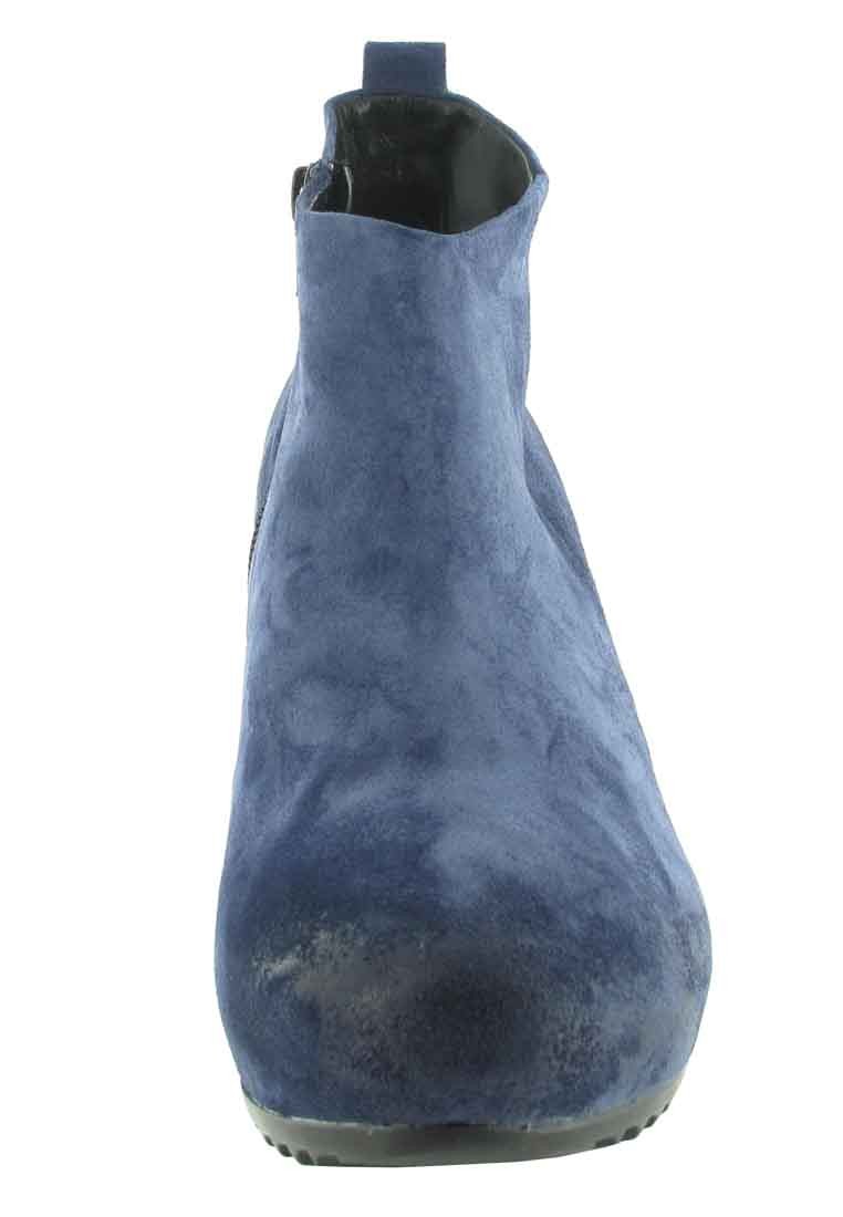 Högl Ankle Boots In Übergrößen Blau 6-10 5912 3200 Große Damenschuhe