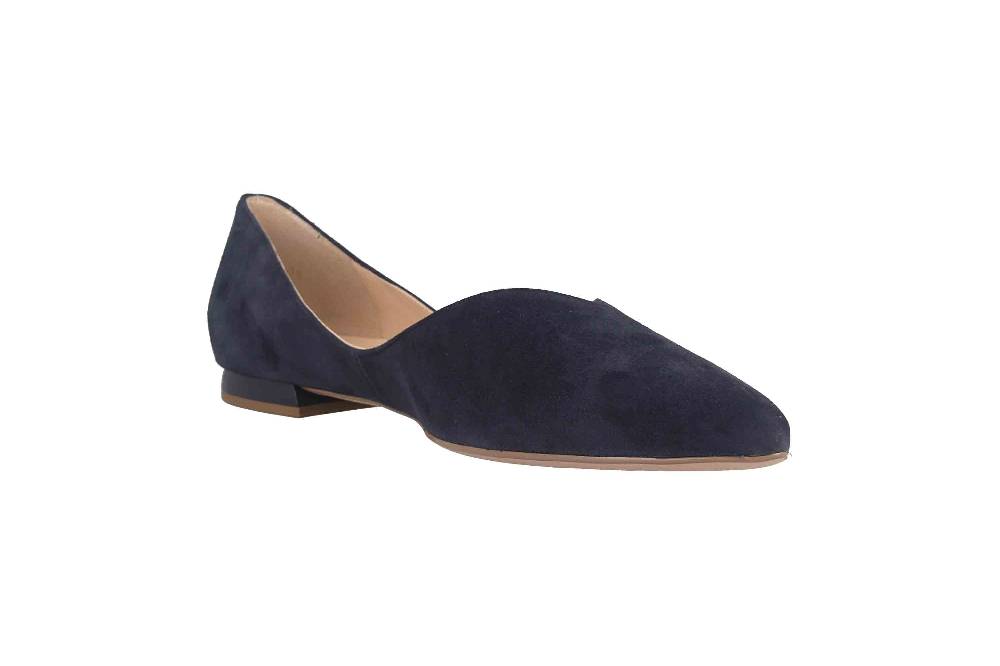 Högl Ballerinas In Übergrößen Blau 7-100012-35000 Große Damenschuhe
